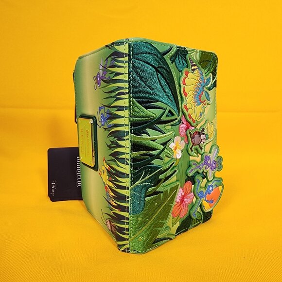 Loungefly Disney Pixar A Bug's Life Group Scene Flap Wallet NEW - Picture 12 of 13